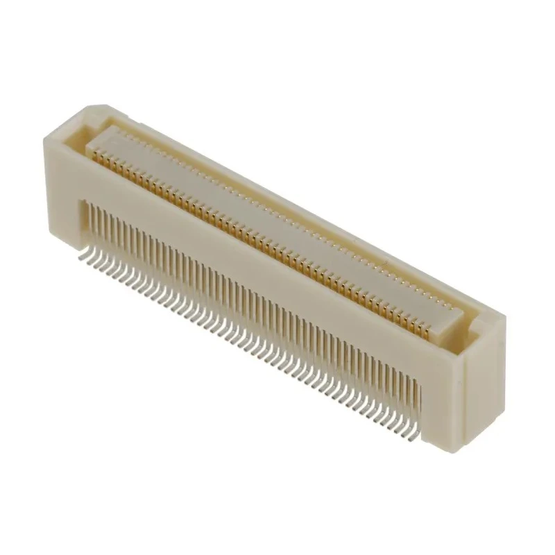 Hirose FunctionMAX Series Straight Surface PCB Socket, 100-Contact, 2 Row, 0.6 mm Pitch, 100V, 400mA, Gold Plated FX8C