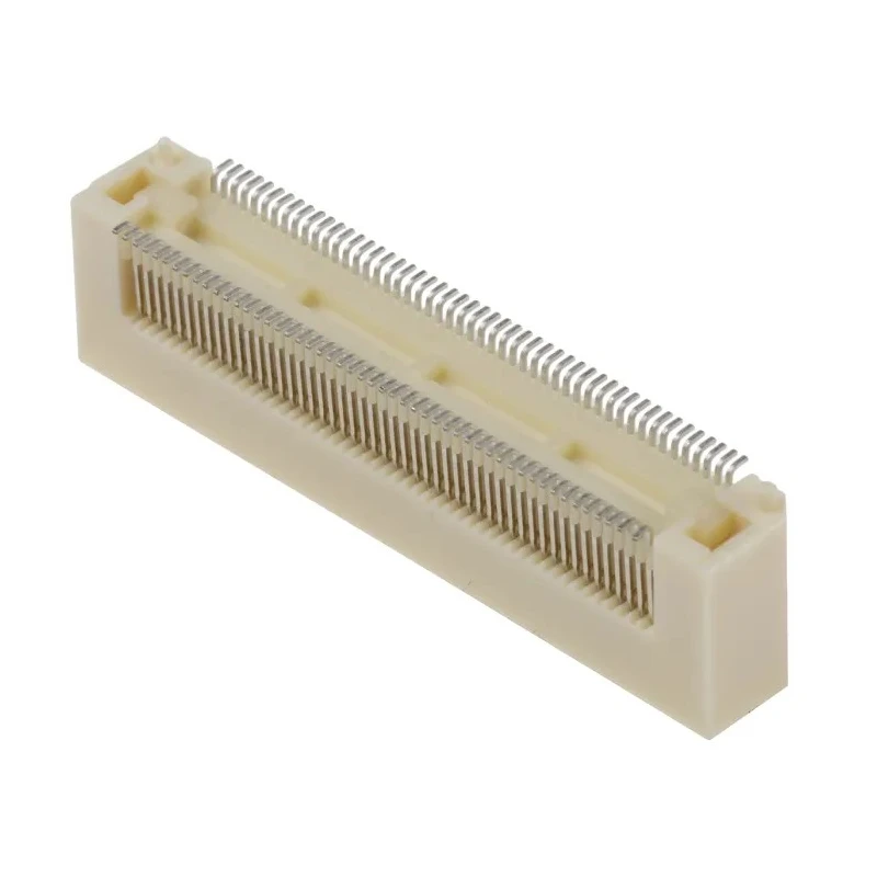 Hirose FunctionMAX Series Straight Surface PCB Socket, 100-Contact, 2 Row, 0.6 mm Pitch, 100V, 400mA, Gold Plated FX8C