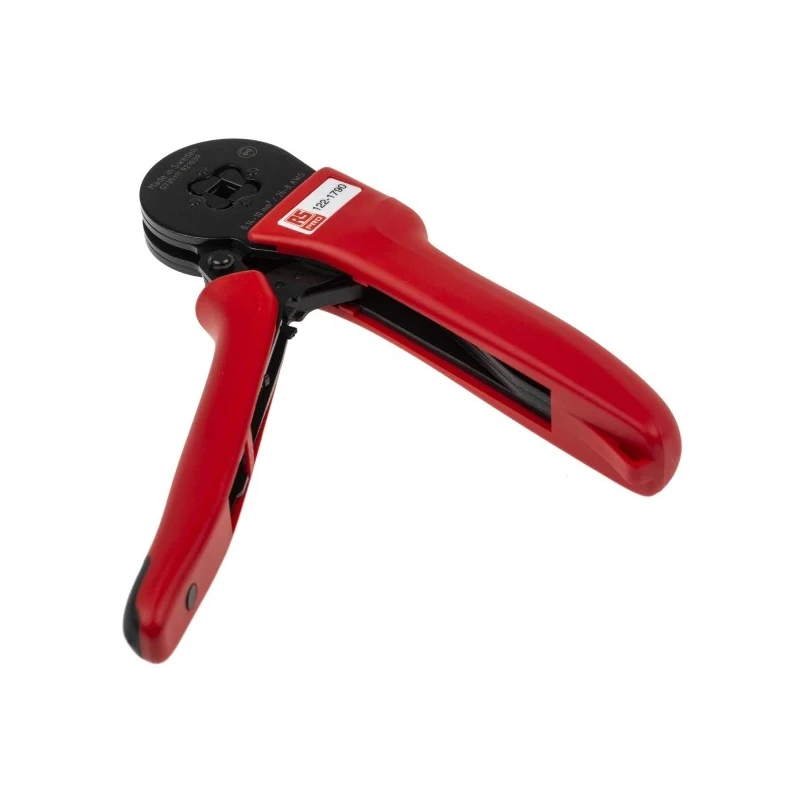 RS PRO Crimp Tool for Wire End Sleeves 0.14 To 10 mm², Plain Handle, Ratchet Mechanism, 176mm Length 122-1790