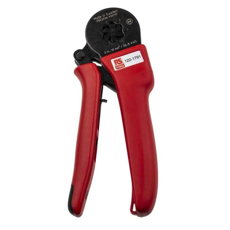 RS PRO 0.14 To 10 mm² Crimp Tool for Wire End Sleeves 176mm Length 122-1791