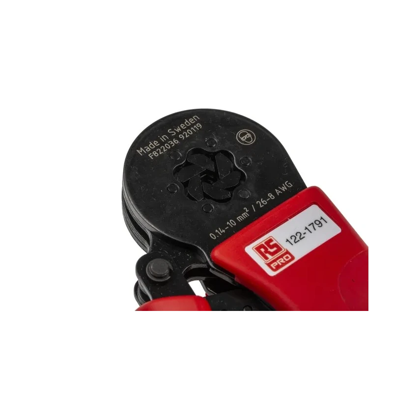 RS PRO 0.14 To 10 mm² Crimp Tool for Wire End Sleeves 176mm Length 122-1791