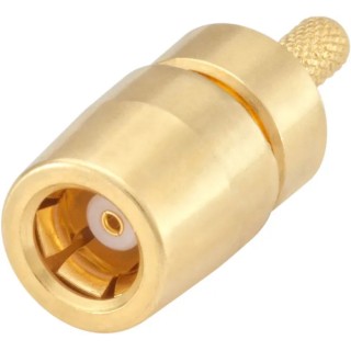 Rosenberger 59 Series Coaxial Connector Cable Female SMB, 50 Ω, Straight Body Crimp 59K106-101L5