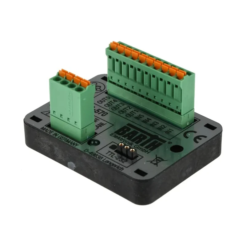 BARTH lococube mini-PLC Series PLC I/O Module 5-Input Analogue Digital Input 5 Outputs Digital Output 0850-0570