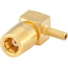 Rosenberger 59 Series Coaxial Connector Cable Female SMB 50 Ω Right Angle Body 59K204-301L5