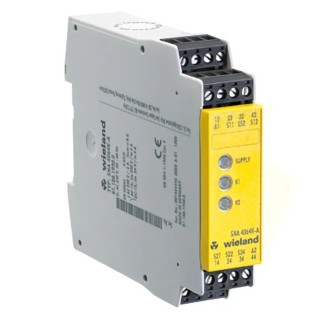 Wieland Safety Relay 115V AC, 3 Safety Contacts, 1 Auxiliary Contact, Manual Reset, Screw Terminals SNA 4043K R1.188.1830.0