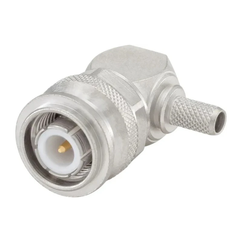 Rosenberger TNC Series Coaxial Connector Cable, Flange Male TNC, 50 Ω, Right Angle Body 56S209-308N5