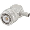 Rosenberger TNC Series Coaxial Connector Cable, Flange Male TNC, 50 Ω, Right Angle Body 56S209-308N5