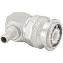 Rosenberger TNC Series Coaxial Connector Cable, Flange Male TNC, 50 Ω, Right Angle Body 56S209-308N5