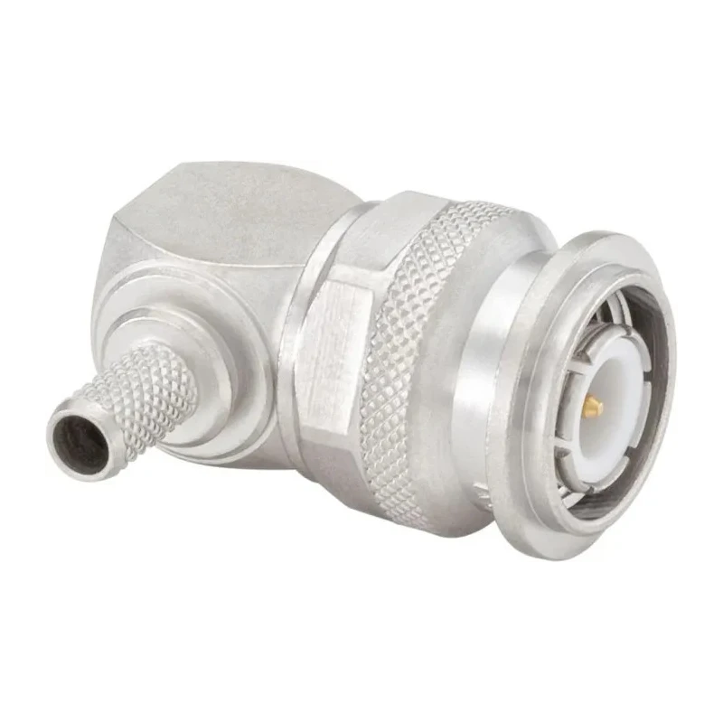 Rosenberger TNC Series Coaxial Connector Cable, Flange Male TNC, 50 Ω, Right Angle Body 56S209-308N5