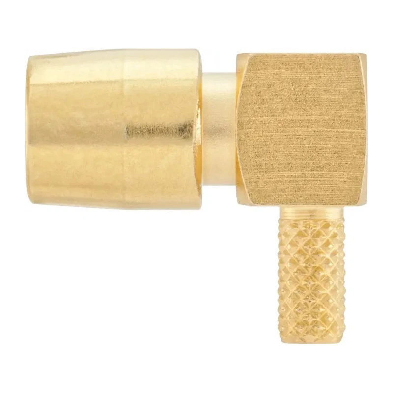 Rosenberger 59 Series Coaxial Connector Cable Flange Female SMB 50 Ω Right Angle Body 59K214-302L5