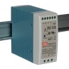 MEAN WELL DRA Switched Mode DIN Rail Power Supply 370V DC, 264V AC Input 15V DC, 3.34A Output, 40W DRA-40-12