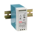 MEAN WELL DRA Switched Mode DIN Rail Power Supply 30V DC Output, 1.7A, 40W, AC/DC Input DRA-40-24