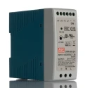 MEAN WELL DRA Switched Mode DIN Rail Power Supply 370 V dc, 264 V ac AC/DC Input 30 V dc, 2.5 A Output DC 60 W DRA-60-24