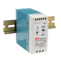 MEAN WELL DRA Switched Mode DIN Rail Power Supply 370 V dc, 264V ac AC/DC Input 15 V dc, 5 A Output 60 W DRA-60-12
