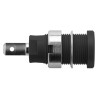 Schutzinger Black Female Banana Socket 4 mm Connector Tab Termination 1kV 24A Nickel Plating SEB 6450 Ni / SW