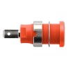 Schutzinger Red Female Banana Socket, 4 mm Connector Size, Tab Termination, 1kV Voltage, 24A Current SEB 6450 Ni / RT