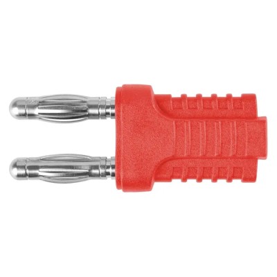 Schutzinger Red Male Banana Plug 4 mm Connector Plug-In Termination Nickel Plating KURZ 10-4 IG MB Ni / RT