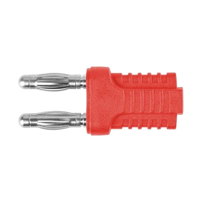 Schutzinger Red Male Banana Plug 4 mm Connector Plug-In Termination Nickel Plating KURZ 10-4 IG MB Ni / RT