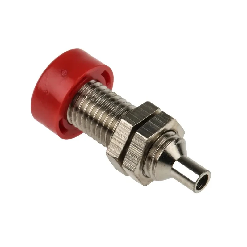 Schutzinger Red Female 4 mm Banana Socket Plug-In Termination, 33 V ac, 70 V dc, 32A, Nickel Plating BU 403 Ni / RT