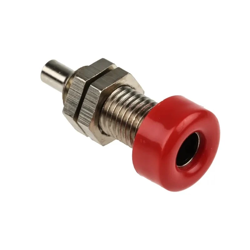 Schutzinger Red Female 4 mm Banana Socket Plug-In Termination, 33 V ac, 70 V dc, 32A, Nickel Plating BU 403 Ni / RT