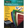 Fellowes Black Leathergrain A4 Binding Cover FSC Certified 5370405