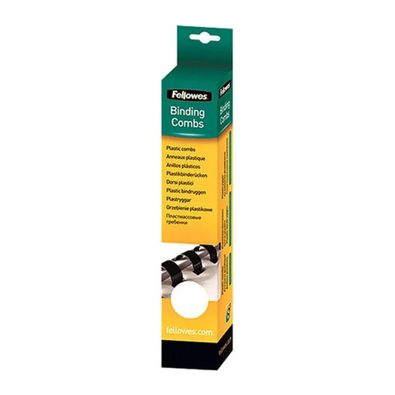 Fellowes White Plastic A4 Binding Comb, 16 mm Diameter, 120 Sheet Capacity 5332002