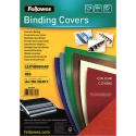 Fellowes Red A4 Binding Cover, FSC Certified Leathergrain, 250gsm Paperboard, Pack of 100 5370305
