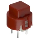 C & K Red Tactile Switch SPST Momentary PCB Mount 100mA 32V DC 12mm x 7.5mm D6C40 F1 LFS