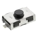 C & K Silver Tactile Switch Button 0.75 mm Actuator Length SPST, 50mA 32 V dc, Surface Mount IP50 IP Rating IP50 