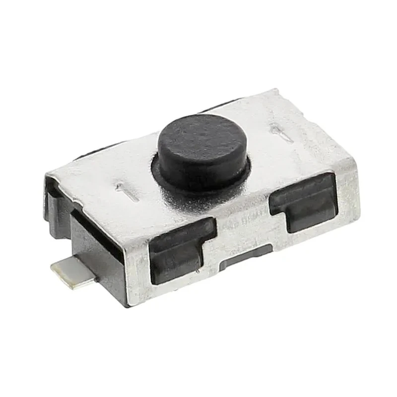 C & K Silver Tactile Switch Button 0.75 mm Actuator Length SPST, 50mA 32 V dc, Surface Mount IP50 IP Rating IP50 