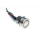 Schurter Illuminated Momentary Push Button Switch Panel Mount 30 mm Cutout SPST RGB LED IP40 IP65 IP67 1241.6454