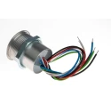 Schurter Illuminated Momentary Push Button Switch Panel Mount 30 mm Cutout SPST RGB LED IP40 IP65 IP67 1241.6454