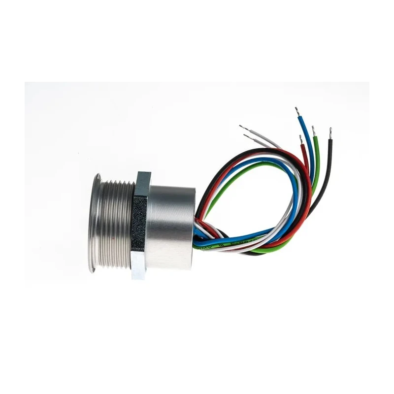 Schurter Illuminated Momentary Push Button Switch Panel Mount 30 mm Cutout SPST RGB LED IP40 IP65 IP67 1241.6454