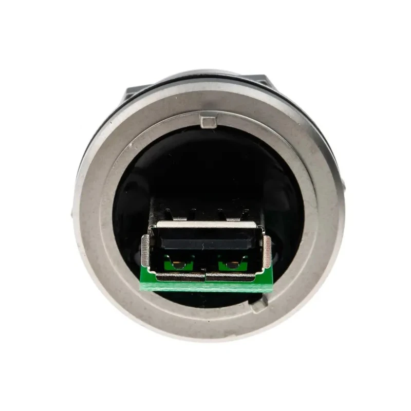 RS PRO USB Connector Panel Mount Panel Female Straight Orientation 1 Port USB Type A 1.5A 500V 122-3021