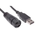 RS PRO USB Cable Male Micro USB Type B to Male USB Type A Black 2 m 122-3018