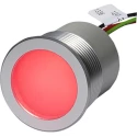 Schurter Green, Red, Yellow Panel Mount Indicator, 28V dc, 5 V dc, Lead Wire Termination, IP67, IP69K, Flush 1241.3672