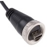 RS PRO USB Cable Male USB Type A to Male USB Type A USB 2.0 Black 2.1 m 122-3023