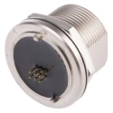 RS PRO Straight Panel Mount Female USB Type A Connector IP68 Rated 1 Port 500V 1.5A 122-3022