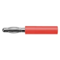 Schutzinger Red Test Connector Adapter Nickel Plated 4 mm to 2 mm Terminal RoHS Germany A 40-40 S Ni / RT
