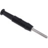 Hirschmann Test & Measurement Black Male Banana Plug 2 mm Connector Solder Termination 60V dc 6A Nickel Plating 973509100