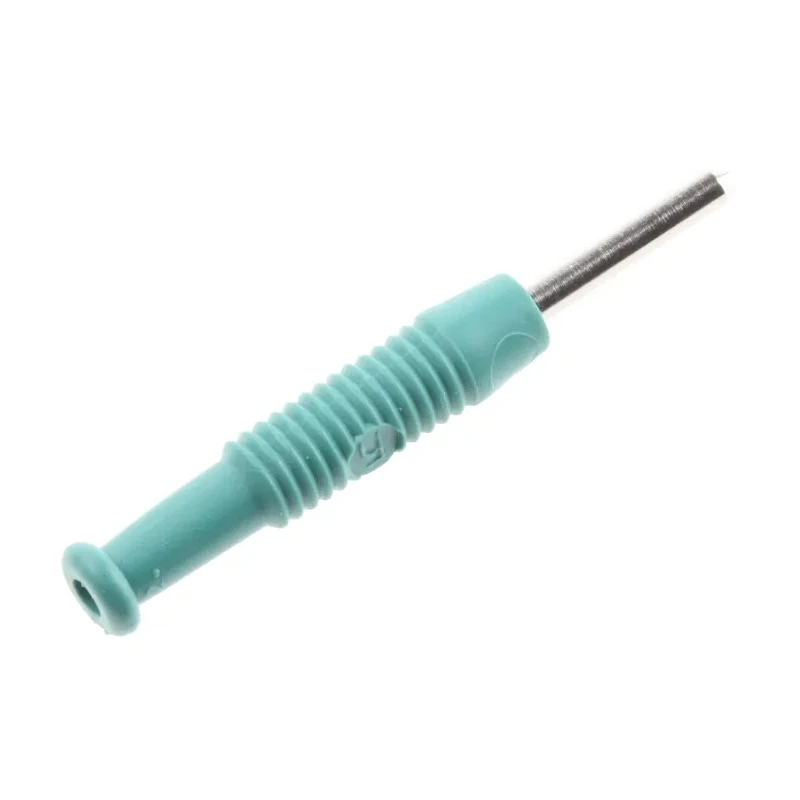 Hirschmann Test & Measurement Green Male Banana Plug 2 mm Connector, Solder Termination, 60V DC, 6A, Nickel Plating 973509104