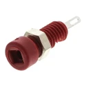 Hirschmann Test & Measurement Red Female Banana Socket, 2 mm Connector, Solder Termination, 60V dc, 6A, Nickel Tin 930308101