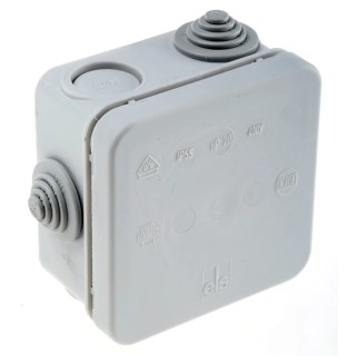 Spelsberg HP Series Polypropylene Junction Box IP55, 75 mm x 75 mm x 42 mm 32097001
