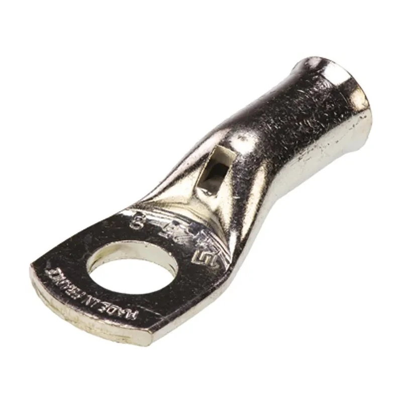 TE Connectivity XCT Uninsulated Ring Terminal 8 mm Stud Size 3 AWG 40 mm Overall Length Grey 710026-5