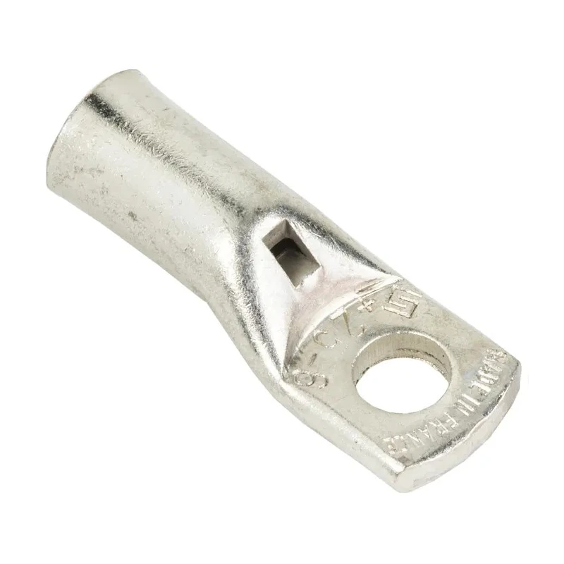 TE Connectivity XCT Uninsulated Ring Terminal, 6 mm Stud Size, 3 AWG Wire Size, Grey 710026-3