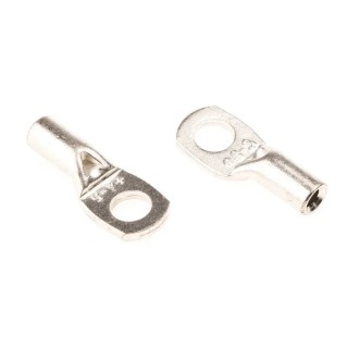 TE Connectivity XCT Uninsulated Ring Terminal M5 Stud Size 11 AWG Wire Size Grey 710978-1