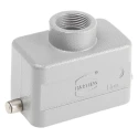HARTING Heavy Duty Power Connector Hood, Han B Series, Size 10B, Single Lever Locking, Die Cast Aluminium Body 09300101441
