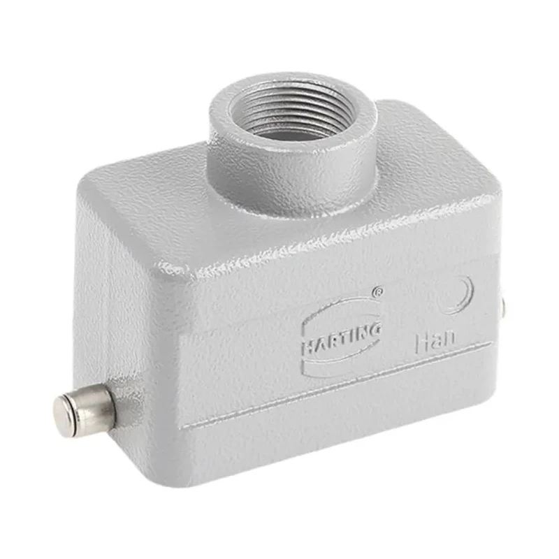 HARTING Heavy Duty Power Connector Hood, Han B Series, Size 10B, Single Lever Locking, Die Cast Aluminium Body 09300101441