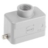 HARTING Heavy Duty Power Connector Hood, Han B Series, Size 10B, Single Lever Locking, Die Cast Aluminium Body 09300101441