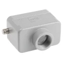 HARTING Heavy Duty Power Connector Hood, Han B Series, Size 10B, Single Lever Locking, Die Cast Aluminium Body 09300101441